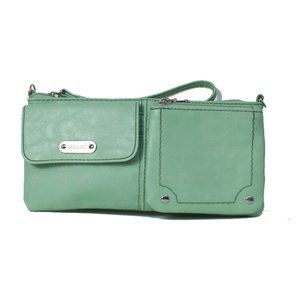 Relic Mint Green Vegan Leather Mini Crossbody Bag – Removable Strap